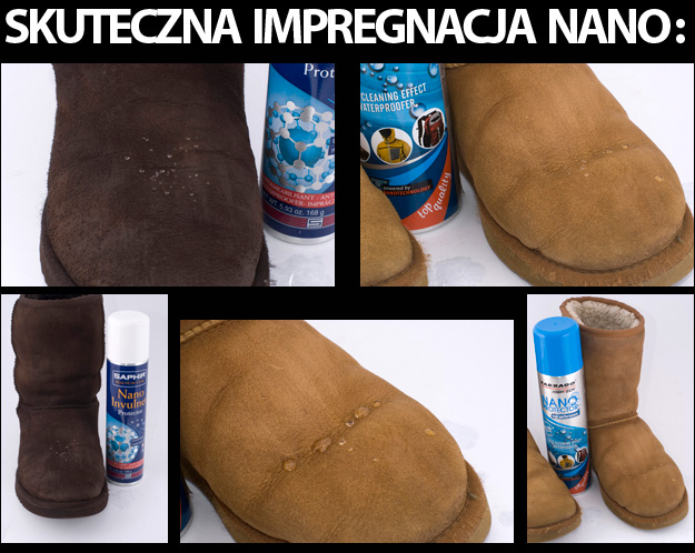 Ochrona zamszu i nubuku przed wodą i zabrudzeniami Wodoodporny nano impregnat do butów EMU UGG